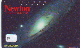 Telecarte NEWTON (19) - Espacio