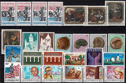 Luxembourg Luxemburg 1984 Année Complête 10 Séries Neuf MNH** Val.cat.44 - Años Completos