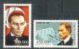 2001 TURKEY 120TH BIRTH ANNIVERSARY OF ATATURK MNH ** - Neufs