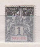 MAYOTTE         N°  YVERT 1 NEUF AVEC CHARNIERES     ( CHARN 05/12 ) - Unused Stamps