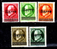 Sarre-45 -  Original Values Issued In 1920 (+/o) Hinged/Used - Quality In Your Opinion. - Sonstige & Ohne Zuordnung