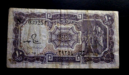 A6  EGYPTE   BILLETS DU MONDE EGYPT  BANKNOTES  10 PIASTRES 1986 - Egitto