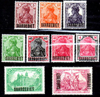 Sarre-49 - Original Values Issued In 1920 (+) Hinged - Quality In Your Opinion. - Sonstige & Ohne Zuordnung