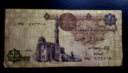 A6  EGYPTE   BILLETS DU MONDE EGYPT  BANKNOTES  1 POUND 1996 - Egitto