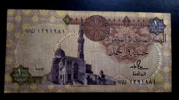 A6  EGYPTE   BILLETS DU MONDE EGYPT  BANKNOTES  1 POUND 1996 - Egitto