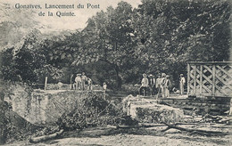 Gonaives Lancement Du Pont De La Quinte  2 Stamps Building A Bridge - Haïti