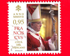 VATICANO - Usato - 2017 - Pontificato Di Papa Francesco  - 0.95 - Oblitérés