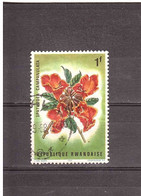 RWANDA 1966 SPATUODEA CAMPANULATA - Usados