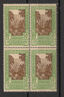 OCEANIE - 1929 - Taxe TT N°Yv. 13 - 50c Vert - Bloc De 4 - Neuf Luxe ** / MNH / Postfrisch - Postage Due