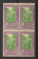 OCEANIE - 1929 - Taxe TT N°Yv. 14 - 60c Violet - Bloc De 4 - Neuf Luxe ** / MNH / Postfrisch - Timbres-taxe