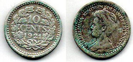 Pays-Bas - Netherlands - Niederlande 10 Cents 1921 TB+ - 10 Cent