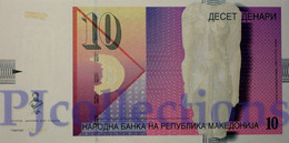 MACEDONIA 10 DENARI 2007 PICK 14g UNC - Macédoine Du Nord