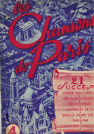 Livret De PARTITIONS.   Chansons De PARIS  N° 4                Ed. Paul BEUSCHER - Libri Di Canti