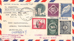 UNITED NATIONS - AIRMAIL 1954 > ASBACH/DE / 4-15 - Storia Postale