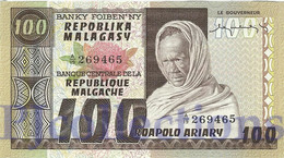 MADAGASCAR 100 FRANCS 1974 PICK 63a UNC - Madagascar