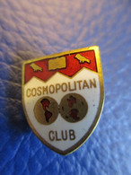 Club /Canada/Petit Insigne Ancien De Boutonnière à épingle/ COSMOPOLITAN CLUB/ Birks/Vers1950-1960           INS70 - Otros & Sin Clasificación