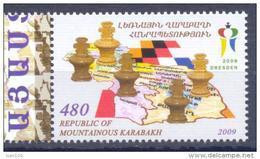 2009.Mountainous Karabakh, Chess Olympiad Dresden'2008, 1v, Mint/** - Arménie