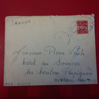 LETTRE SENEGAL POUR LES BOULOU PERPIGNAN CACHET OUTRE MER - Brieven En Documenten