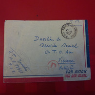 LETTRE POSTE AUX ARMEES POUR VIENNE AUTRICHE - Covers & Documents