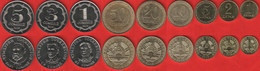 Tajikistan Set Of 9 Coins: 1 Diram - 5 Somoni 2019 UNC - Tagikistan