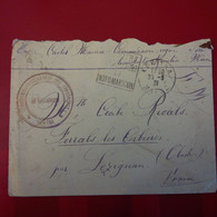 LETTRE KENITRA POUR FERRALS LES CORBIERES AUDE CACHET MILITAIRE TRANSPORT - Cartas & Documentos