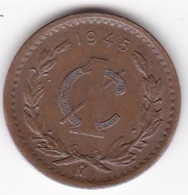 Mexique , 1 Centavo 1945 Mo. En Bronze, KM# 415 - Mexique