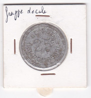 Sté Anonyme De La Grande Comore 25 Centimes 1915, Aluminium, Frappe Décalée ,  Lec# 21 - Comore