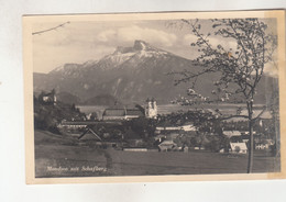 B7876) MONDSEE Mit Schafberg - Häuser U. Blick Zur Kirche - Mondsee