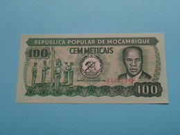 100 Cem Meticais - 16 Juno 1980 ( AE0013907 ) Moçambique ( For Grade, Please See Photo ) UNC ! - Mozambique