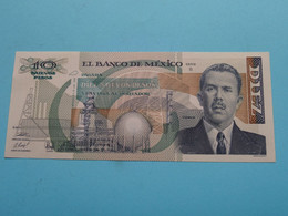 10 Nuevos Pesos ( Serie S ) 31 Jul 1992 ( J3280891 ) El Banco De MEXICO ( For Grade, Please See Photo ) UNC ! - Mexiko