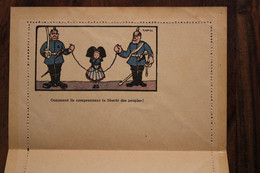 1915 Hansi Carte Lettre Cover WW1 WK1 FM Illustrateur - War 1914-18