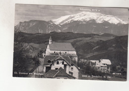 B7906) ST. CORONA Am Wechsel - NÖ - Kirche Straße Häuser - Wechsel