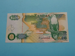 20 Twenty KWACHA > Bank Of ZAMBIA 1992 ( A/F7649002 ) ( For Grade, Please See Photo ) UNC ! - Zambie