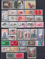 Francia 1702/1736 ** MNH. 1972. Año Completo. 35 Sellos - 1970-1979