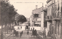 33 Libourne CPA Boulevard De La Gare - Libourne