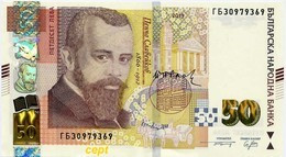 Bulgaria / Bulgarie - Banknote 50 Lv Emission 2019 UNC - Bulgarie