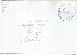 CC CON FRANQUICIA DE CORREOS ALHAMA GRANDE MALAGA - Postage Free
