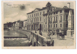 TREVISO - PONTE DANTE - MONUMENTO E CASCATA DEL SILE -  1910s (12314) - Treviso