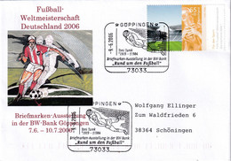Germany 2006 Cover: Football Fussball Calcio Soccer; FIFA World Cup; Toni Turek (1954) Wunder Von Bern Cancellation - 1954 – Svizzera