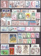 Francia 2028/2072 ** MNH. 1979. Año Completo. 47 Sellos - 1970-1979