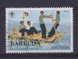 Barbuda: 1977   Caribbean Scout Jamboree, Jamaica 'Barbuda' OVPT  SG337   $2    Used - Barbuda (...-1981)