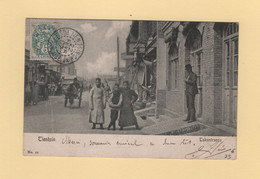 Tien Tsin Chine - Poste Francaise - 1907 - Corps D Occupation En Chine - Type Blanc - Briefe U. Dokumente