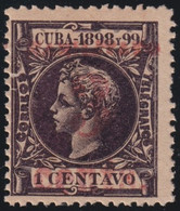 1899-510 CUBA US OCCUPATION. 10c S. 1c. FOUR ISSUE. FORGERY. FOR STUDY. - Neufs