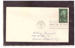 TEM16509  -  WASHINGTON   27.6.1956    /  FDC  MICHEL NR. 702 - " 50th ANNIVERSARY PURE FOOD AND DRUGS ACT " - 1951-1960