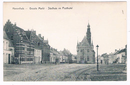 B-9150  HERENTHALS : Groote Markt, Stadhuis En Posthotel - Herentals