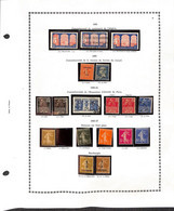 FRANCE - Timbres Période 1930/1939 X Et Xx , Certains Avec Adh  + Oblitérés -cote 1600€ Environ - Voir Description - Collections