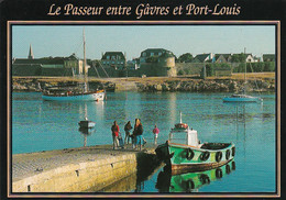 CPM GAVRES - Le Passeur En Gâvres Et Port Louis Et Les Remparts De Port Louis - Other & Unclassified