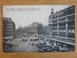 75 - PARIS LE BOULEVARD Carrefour Haussmann Rue Du Havre Et Magasin Du Printemps - Ohne Zuordnung