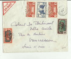 TCHAD CV 1938 - Storia Postale