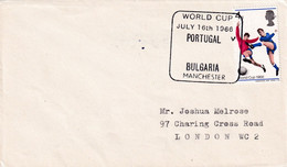 Germany 1966 Cover; Football Fussball Calcio Soccer; Fifa World Cup; Manchester Old Trafford; Portugal - Bulgaria - 1966 – England